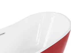 Vasca da bagno freestanding ANTIGUA 150 x 75 cm Rosso