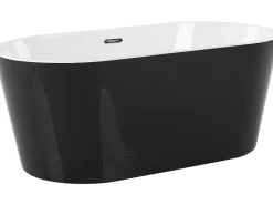 Vasca da bagno freestanding HAVANA 170 x 73 cm Nero/Bianco
