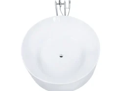 Vasca da bagno freestanding IBIZA 140 x 140 cm Bianco