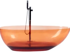 Vasca da bagno freestanding BLANCARENA 170 x 78 cm Rosso chiaro
