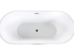 Vasca da bagno freestanding PINEL 170 x 80 cm Argento