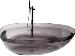 Vasca da bagno freestanding BLANCARENA 170 x 78 cm Nero