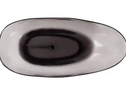 Vasca da bagno freestanding BLANCARENA 170 x 78 cm Nero
