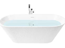 Vasca da bagno freestanding POTOSI 169 x 77 cm Bianco