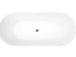 Vasca da bagno freestanding POTOSI 169 x 77 cm Bianco