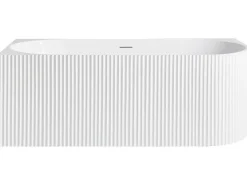 Vasca da bagno GOCTA Lato destro 170 x 78 cm Bianco