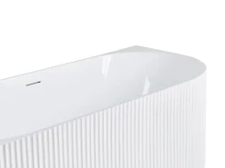Vasca da bagno GOCTA Lato destro 170 x 78 cm Bianco