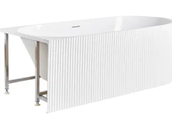 Vasca da bagno GOCTA Lato destro 170 x 78 cm Bianco