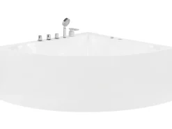 Vasca idromassaggio angolare ISLITA 187 x 133 cm Bianco