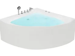 Vasca idromassaggio angolare ISLITA 187 x 133 cm Bianco