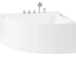 Vasca idromassaggio angolare ISLITA 187 x 133 cm Bianco