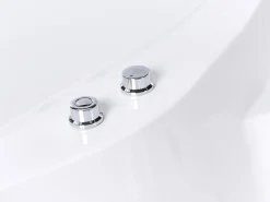 Vasca idromassaggio angolare CARTAGENA 220 x 160 cm Bianco