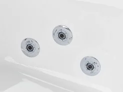 Vasca idromassaggio angolare BARRANCA 170 x 85 cm Bianco