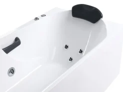 Vasca idromassaggio SAYULA Lato Sinistro 170 x 80 cm Bianco