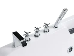 Vasca idromassaggio SAYULA Lato Sinistro 170 x 80 cm Bianco