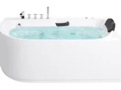 Vasca idromassaggio SAYULA Lato Sinistro 170 x 80 cm Bianco