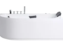 Vasca idromassaggio SAYULA Lato Sinistro 170 x 80 cm Bianco