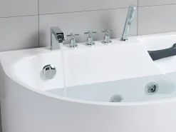 Vasca idromassaggio SAYULA Lato Sinistro 170 x 80 cm Bianco