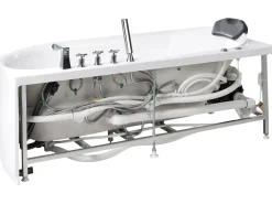 Vasca idromassaggio SAYULA Lato destro 170 x 80 cm Bianco