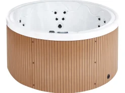 Vasca idromassaggio da esterno con LED MARFIL Marrone