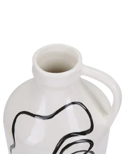 Vaso da fiori AGRINION Gres porcellanato 19 cm Bianco