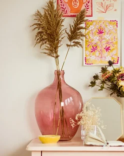 Vaso da fiori ROTI Vetro 39 cm Rosa