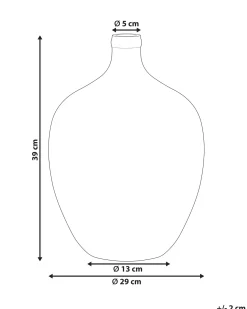 Vaso da fiori ROTI Vetro 39 cm Rosa