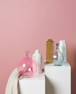 Vaso decorativo XANTHOS Gres porcellanato 32 cm Bianco