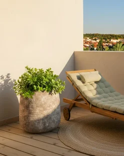 Vaso per piante ARGOSTOLI 44 cm Beige