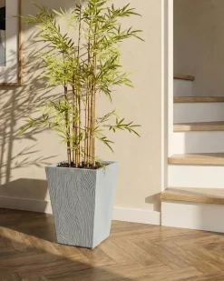 Vaso per piante BAIHE 42 cm Grigio