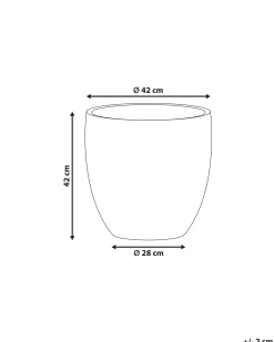 Vaso per piante BAIYUN 42 cm Beige chiaro