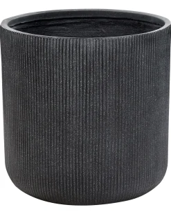 Vaso per piante OREOI 55 cm Grigio grafite