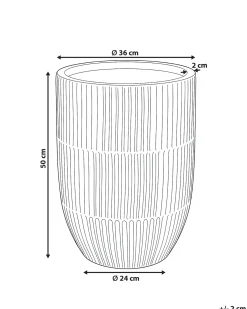 Vaso per piante POROS 36 cm Beige chiaro