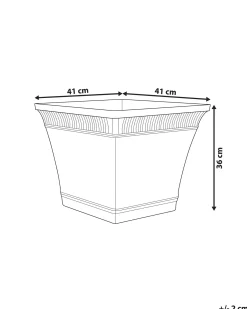 Vaso per piante PSATHA 41 cm Rosa pesca