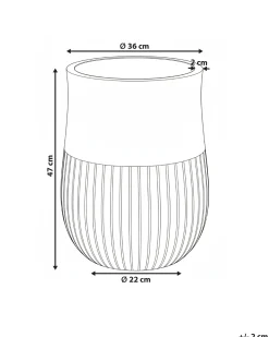 Vaso per piante PYLAROS 36 cm Beige