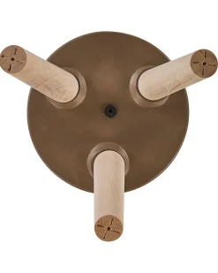 Vaso per piante rialzato ACHILIO 30 cm Marrone scuro