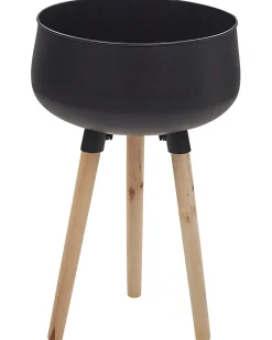 Vaso per piante rialzato AGROS Metallo 35 cm Nero