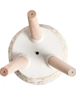 Vaso per piante rialzato ALIARTOS 26 cm Bianco sporco