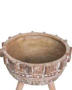 Vaso per piante rialzato ASPLENIUM 37 cm Marrone chiaro