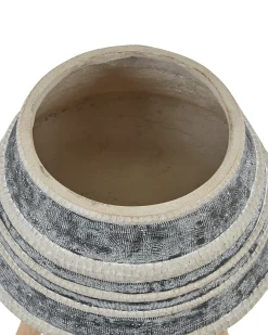 Vaso per piante rialzato ATHAEA 37 cm Beige