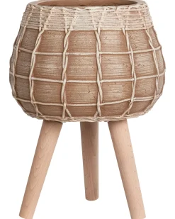 Vaso per piante rialzato DARMERA 30 cm Marrone chiaro