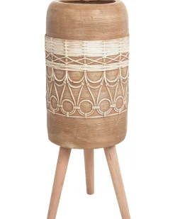 Vaso per piante rialzato DRYOPTERIS 29 cm Marrone chiaro