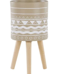Vaso per piante rialzato MILINA 30 cm Beige