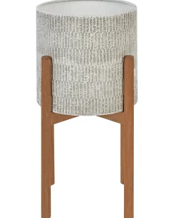 Vaso per piante rialzato PINSAPO Metallo 30 cm Grigio