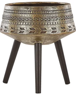 Vaso per piante rialzato VARDIANI 50 cm Oro