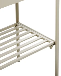 Vaso per piante rialzato VINCA Metallo 70 cm Beige