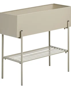 Vaso per piante rialzato VINCA Metallo 70 cm Beige