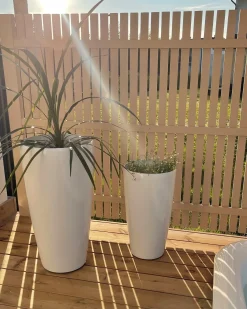 Vaso per piante TSERIA 40 cm Bianco