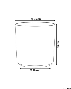 Vaso per piante VAGIA 35 cm Grigio
