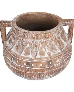 Vaso per piante VARIEGATUM 27 cm Marrone